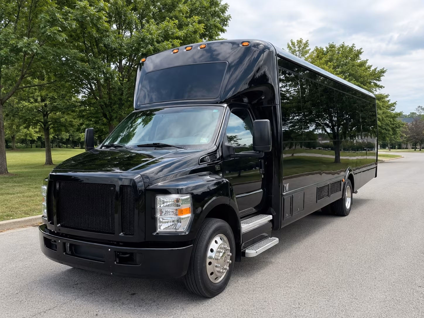 odessa corporate retreat shuttle bus rentals